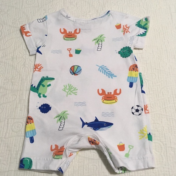 0-3m (4/$20) Summery Short Rompers - Picture 9 of 10